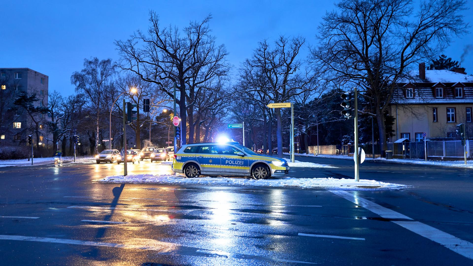 Polizei in Berlin nach Stromausfall | dpa