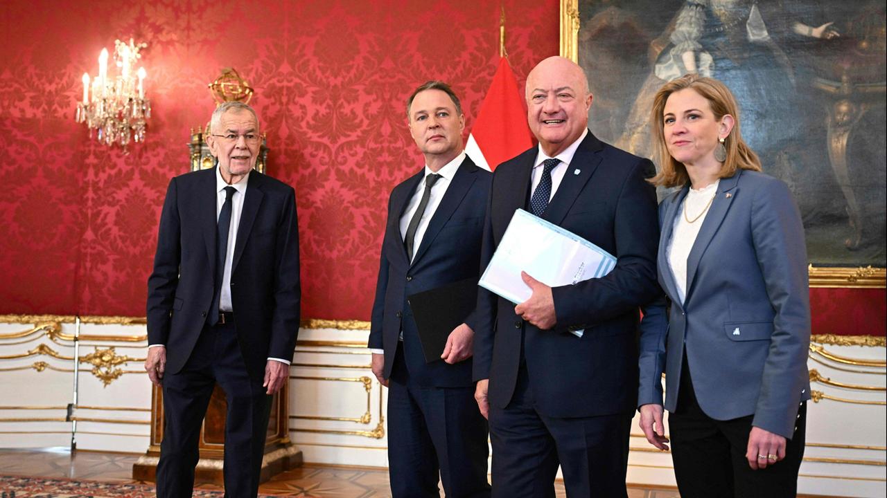 Österreich: ÖVP, SPÖ und NEOS wollen laut Präsident Regierung bilden | tagesschau.de