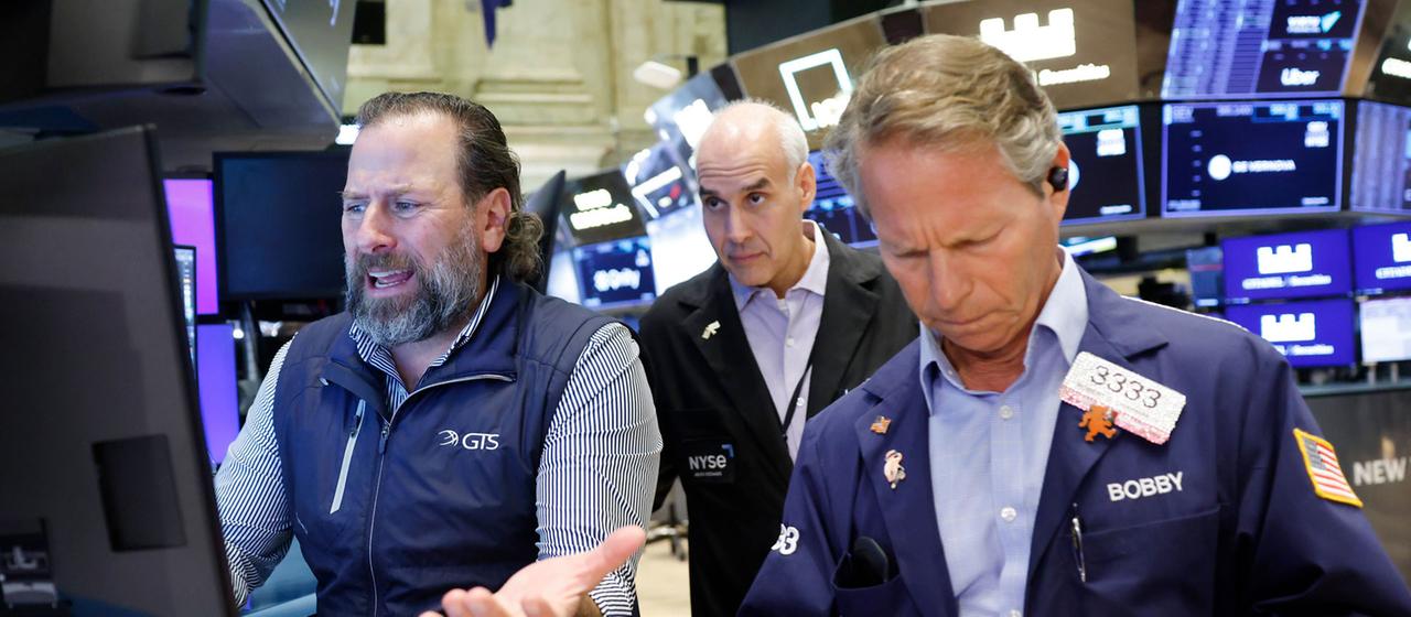 Händler an der New Yorker Börse.