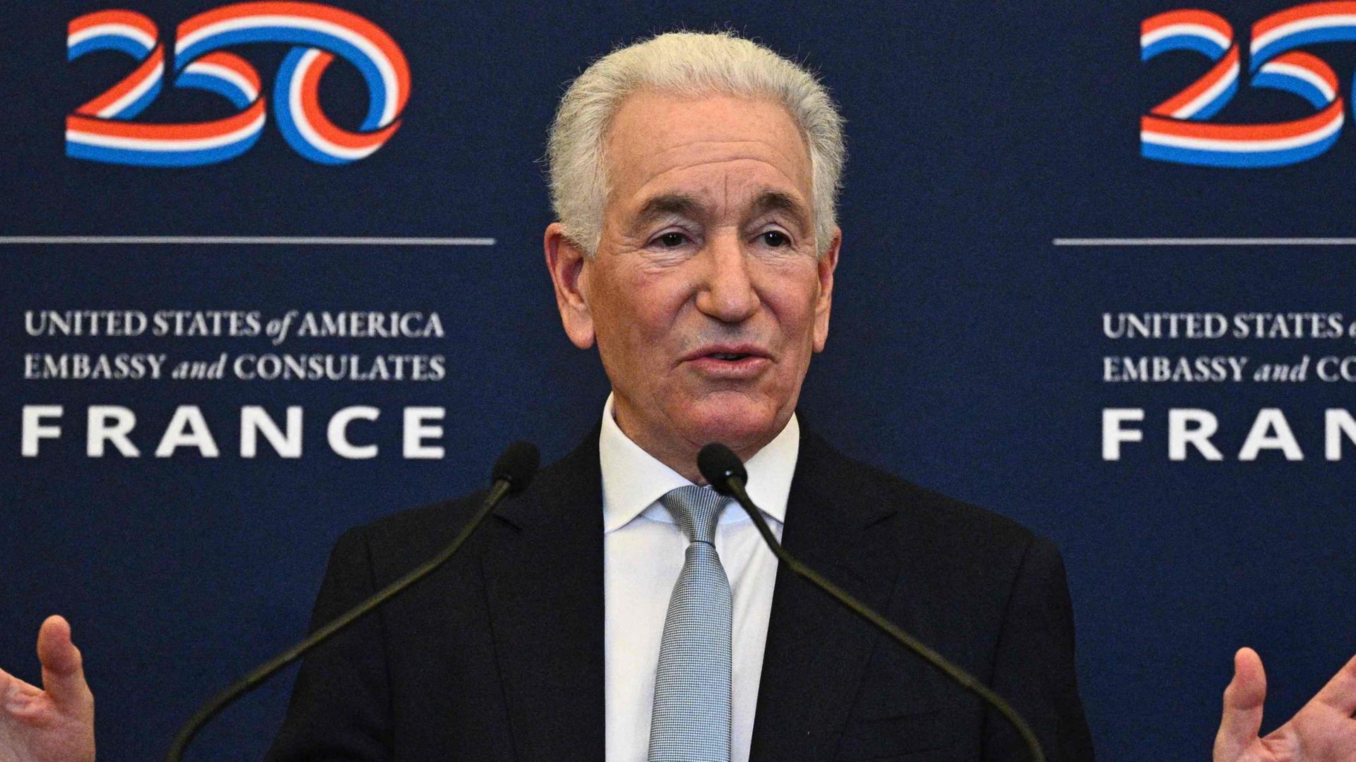 Der US-Botschafter in Paris, Charles Kushner | AFP