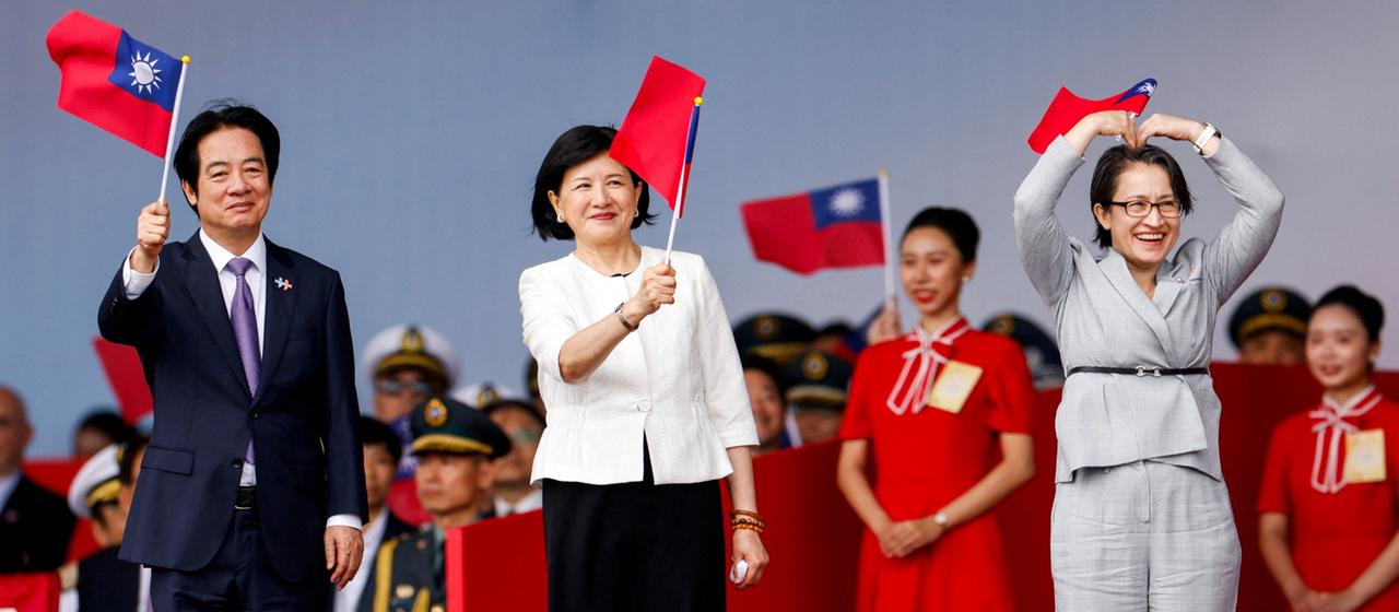 Feiern zum Nationalfeiertag in Taiwan