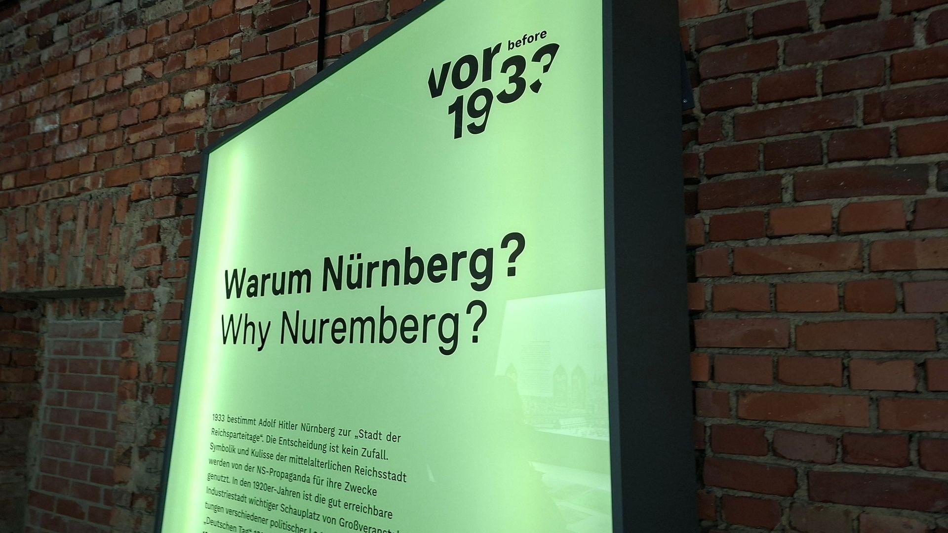 Nürnberger Dokuzentrum Reichsparteitagsgelände wiedereröffnet