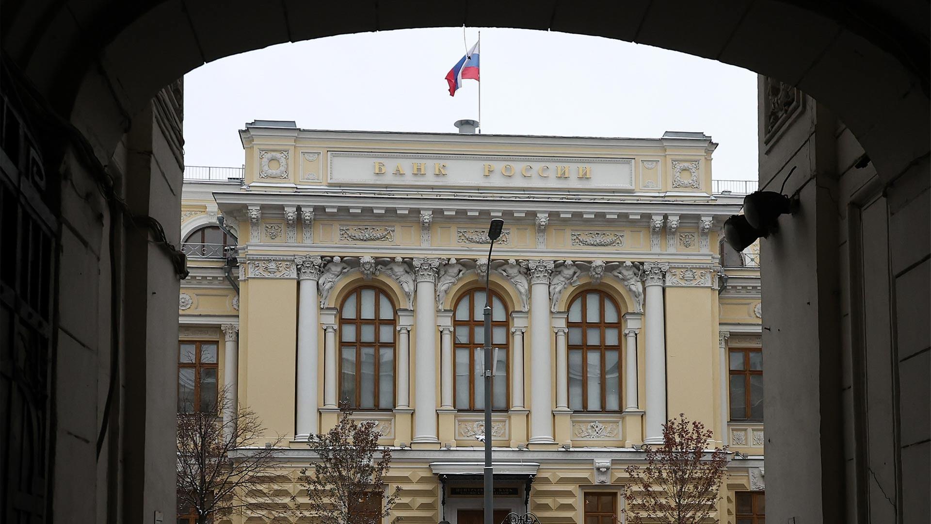 Hauptsitz der russischen Zentralbank im Zentrum von Moskau. | picture alliance/dpa/TASS