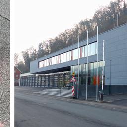 Die Feuerwache in Wertheim: Auf dem dortigen Dach landeten in jüngster Zeit immer wieder Steine.