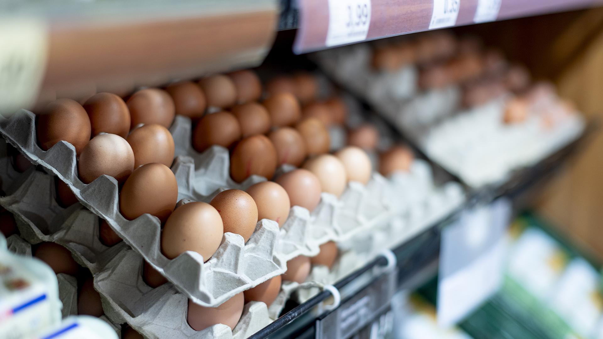 Eier im Supermarktregal. | ARD aktuell (Andreas Weiss)