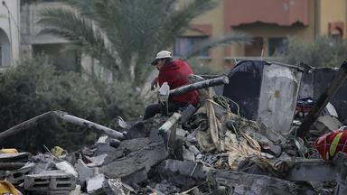 Zerstörungen nach dem israelischen Angriff auf den Gazastreifen vom 24. Dezember