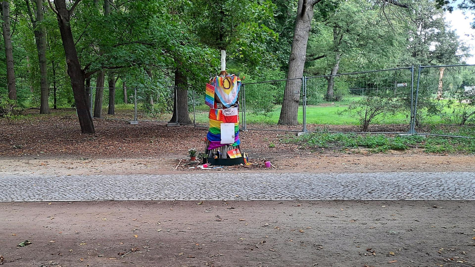 CSD-Anschlag: Gedenkbaum für die Opfer herausgerissen