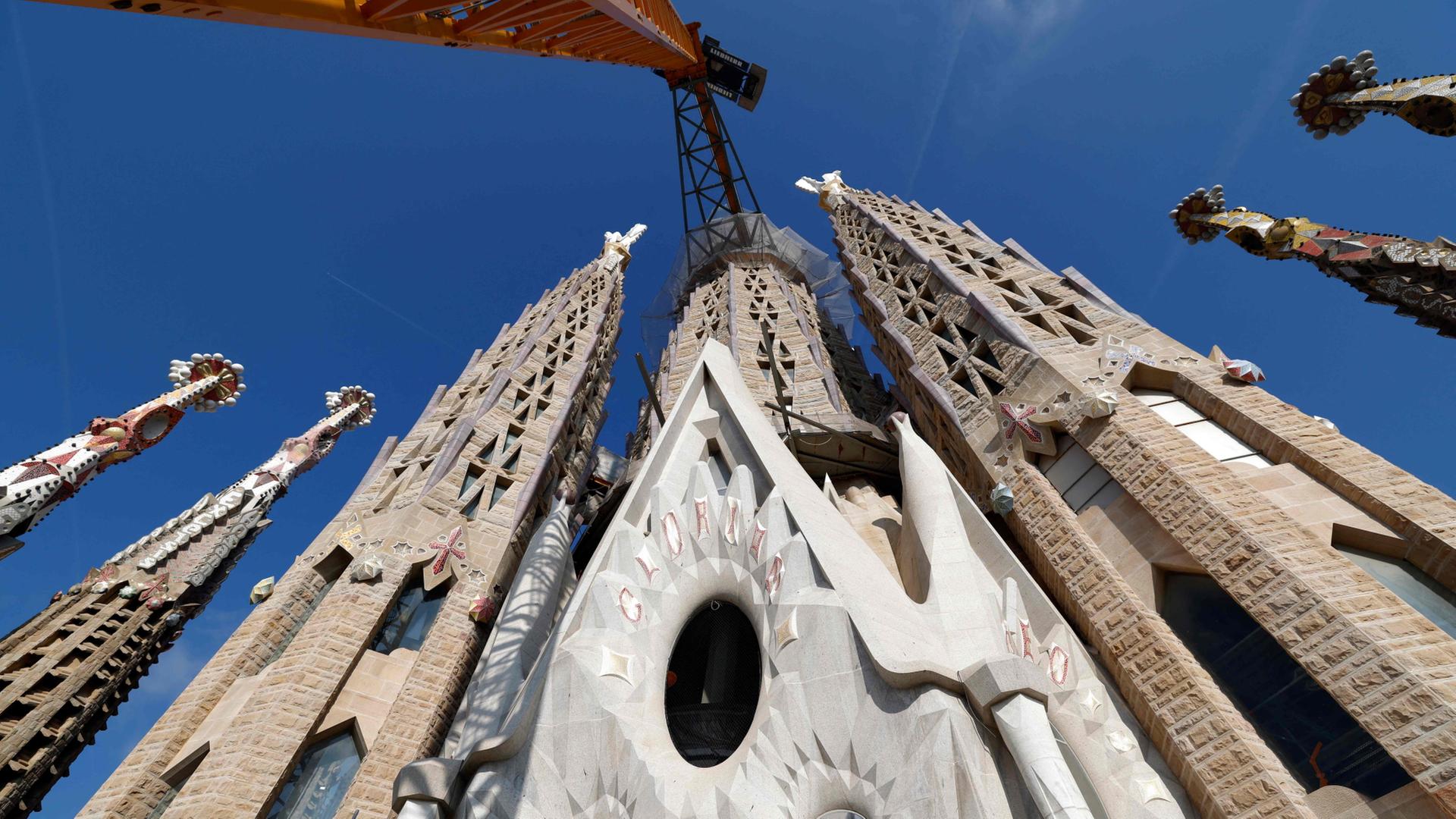 Die Türme der Sagrada Familia in Barcelona. | AFP