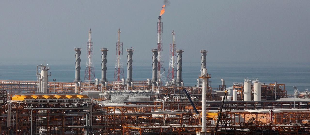 Blick auf das South-Pars-Gasfeld an der Nordküste des Persischen Golfs in Asalouyeh (Archivbild).