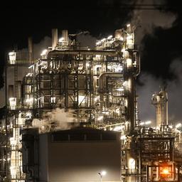 Eine Anlage des Gas- und Ölkonzerns OMV in Schwechat (Österreich)