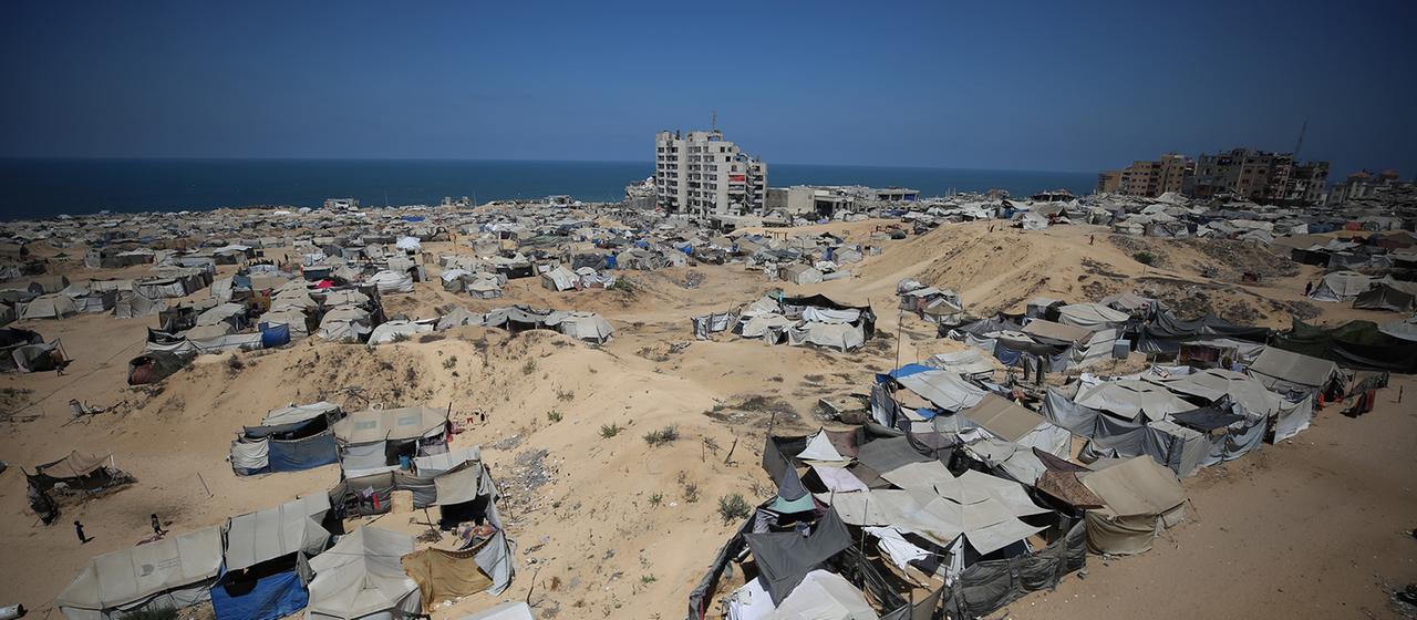 Zelte in Gaza