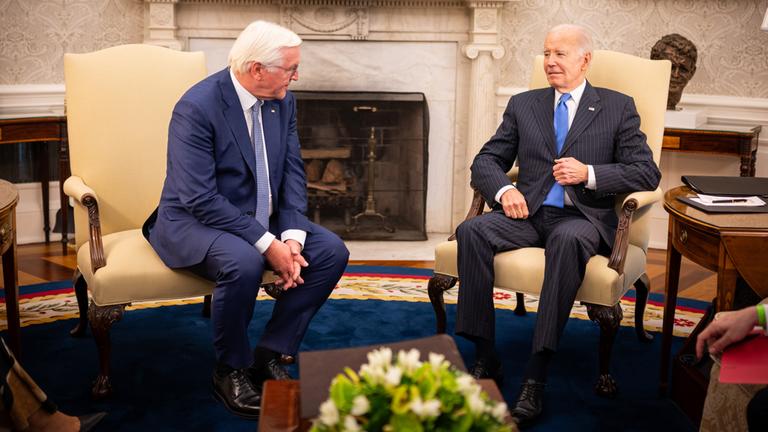 Steinmeier und Biden im Weißen Haus