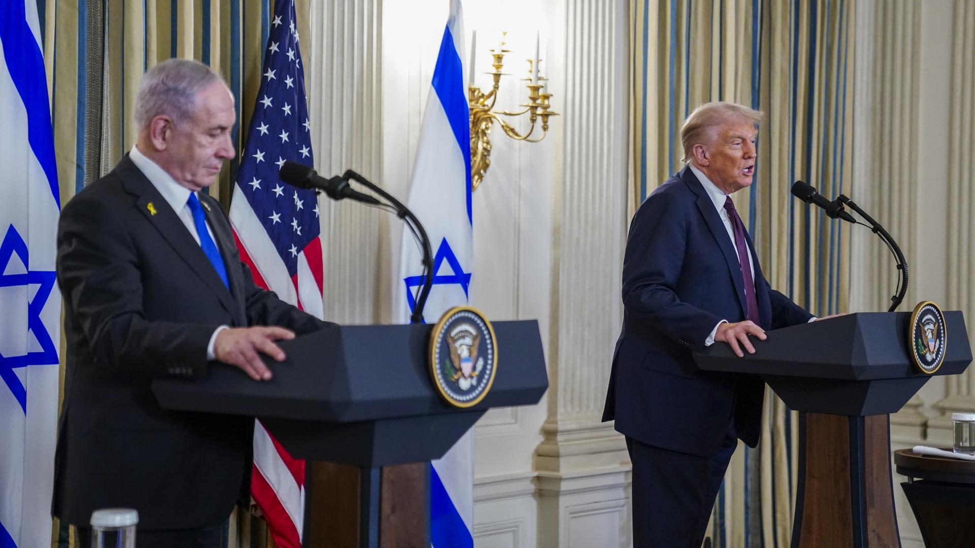 Benjamin Netanjahu und Donald Trump | EPA
