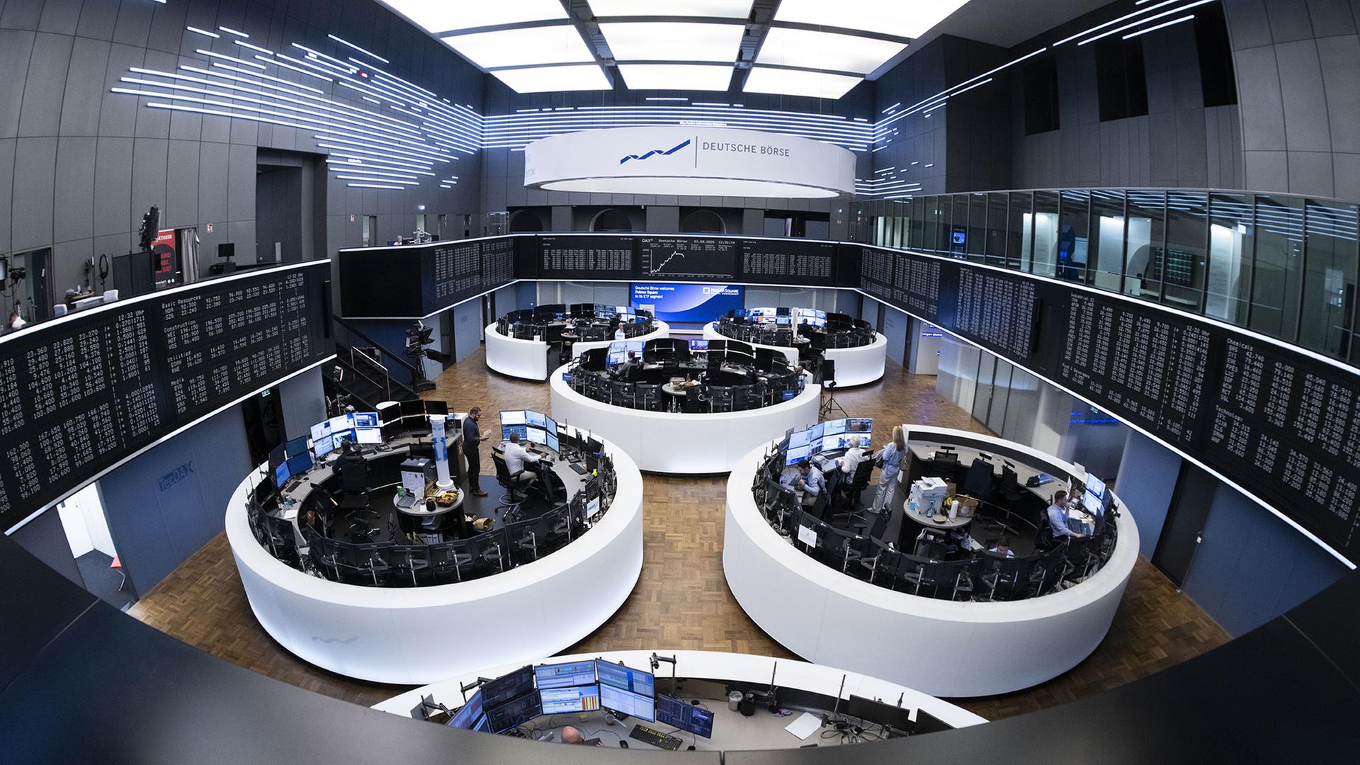 Das Börsenparkett in Frankfurt am Main  | dpa