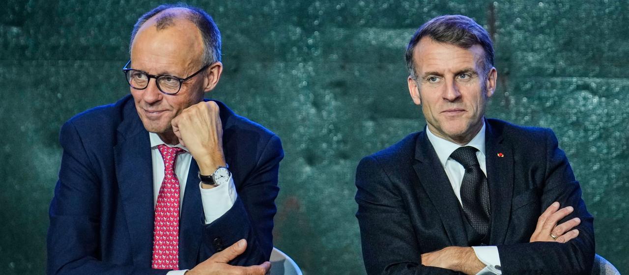 Friedrich Merz und Emmanuel Macron