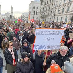 Demo gegen Rechtsextremismus in München