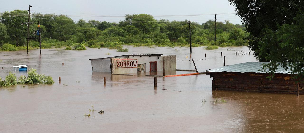 Überschwemmung in Südafrika