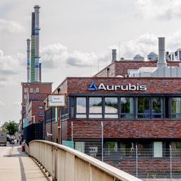 Das Werk der Firma Aurubis in Hamburg.