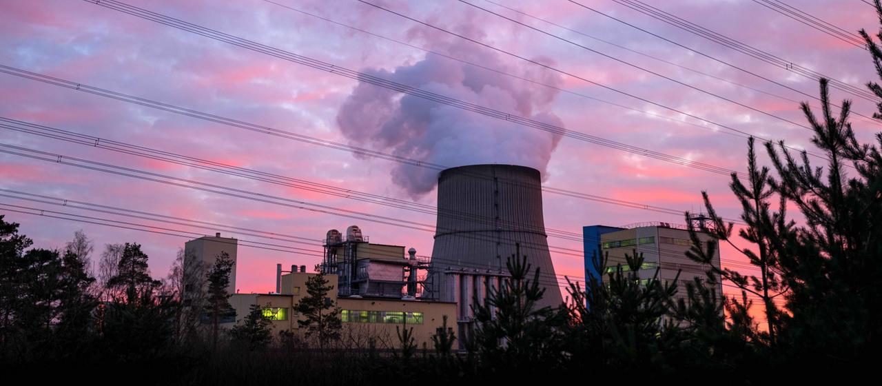 Das Kernkraftwerk Emsland.