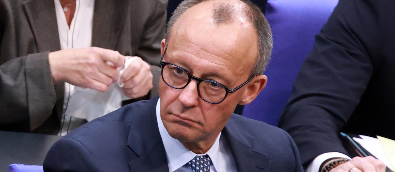 Bundestagsdebatte über Grundgesetzänderung und Sondervermögen: Union und SPD werben um Zustimmung der Grünen für milliardenschweres Finanzpaket