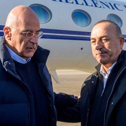 Der griechische Außenminister Nikos Dendias traf seinen türkischen Kollegen Mevlüt Cavusoglu.