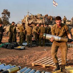 Israelische Soldaten an der Grenze zum Gazastreifen.