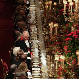 Staatsbanketts auf Schloss Windsor.