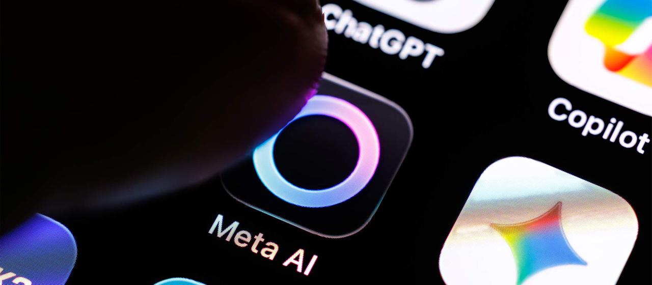 KI-Apps auf einem Smartphone.