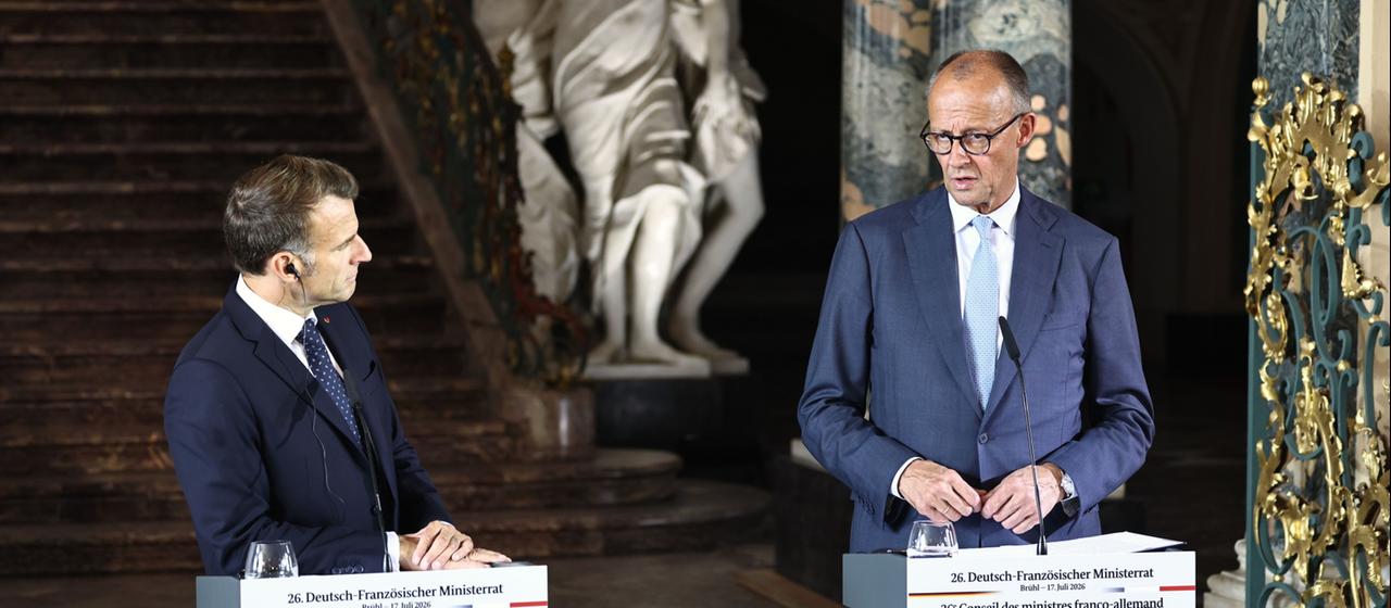 Emmanuel Macron und Friedrich Merz