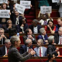 Elisabeth Borne in der Nationalversammlung