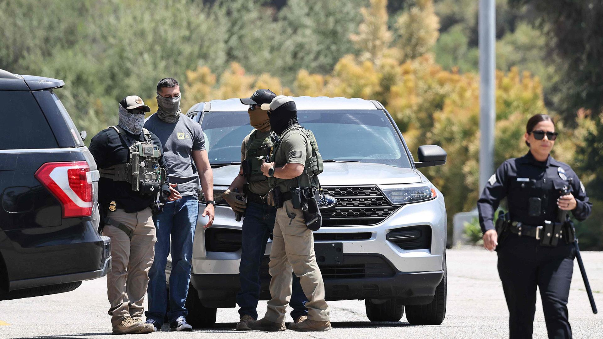 Maskierte Bundesbeamte der US-Einwanderungsbehörde ICE | Getty Images via AFP