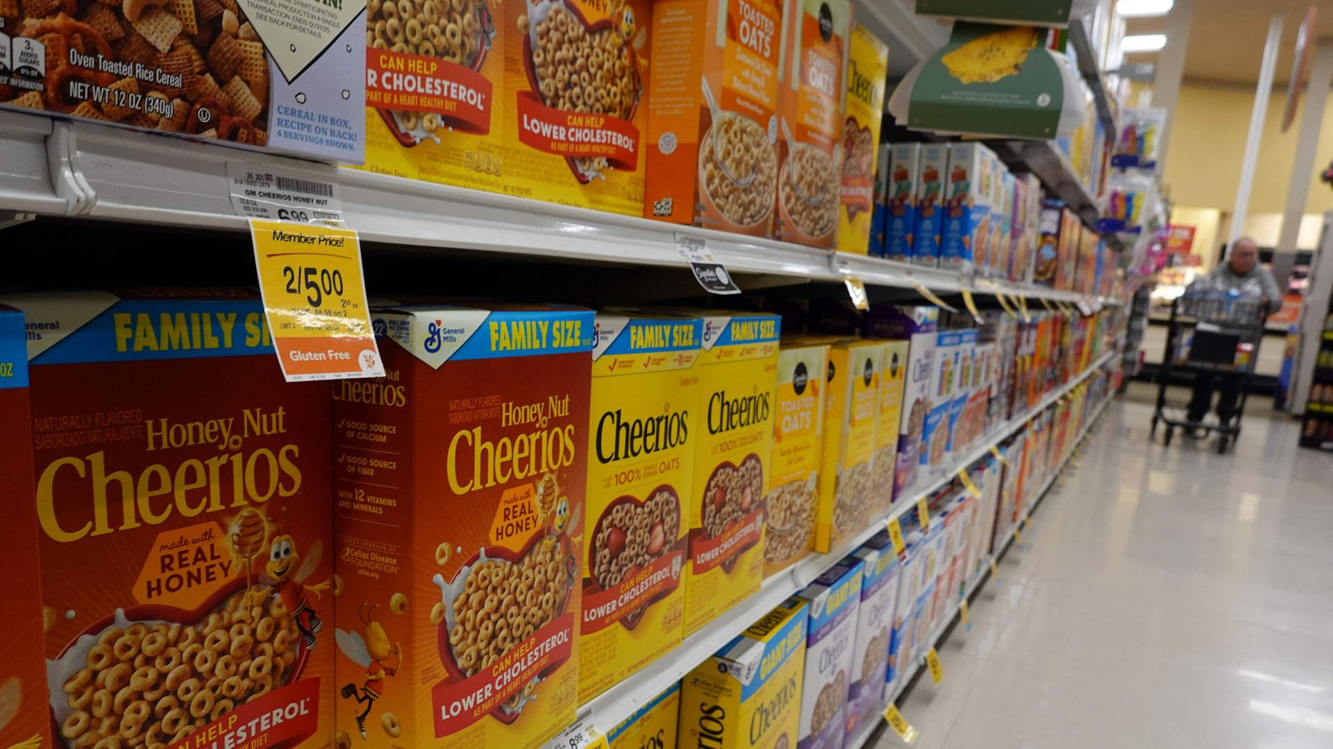 Hochverarbeitete Lebensmittel in einem Supermarkt in den USA | Getty Images via AFP