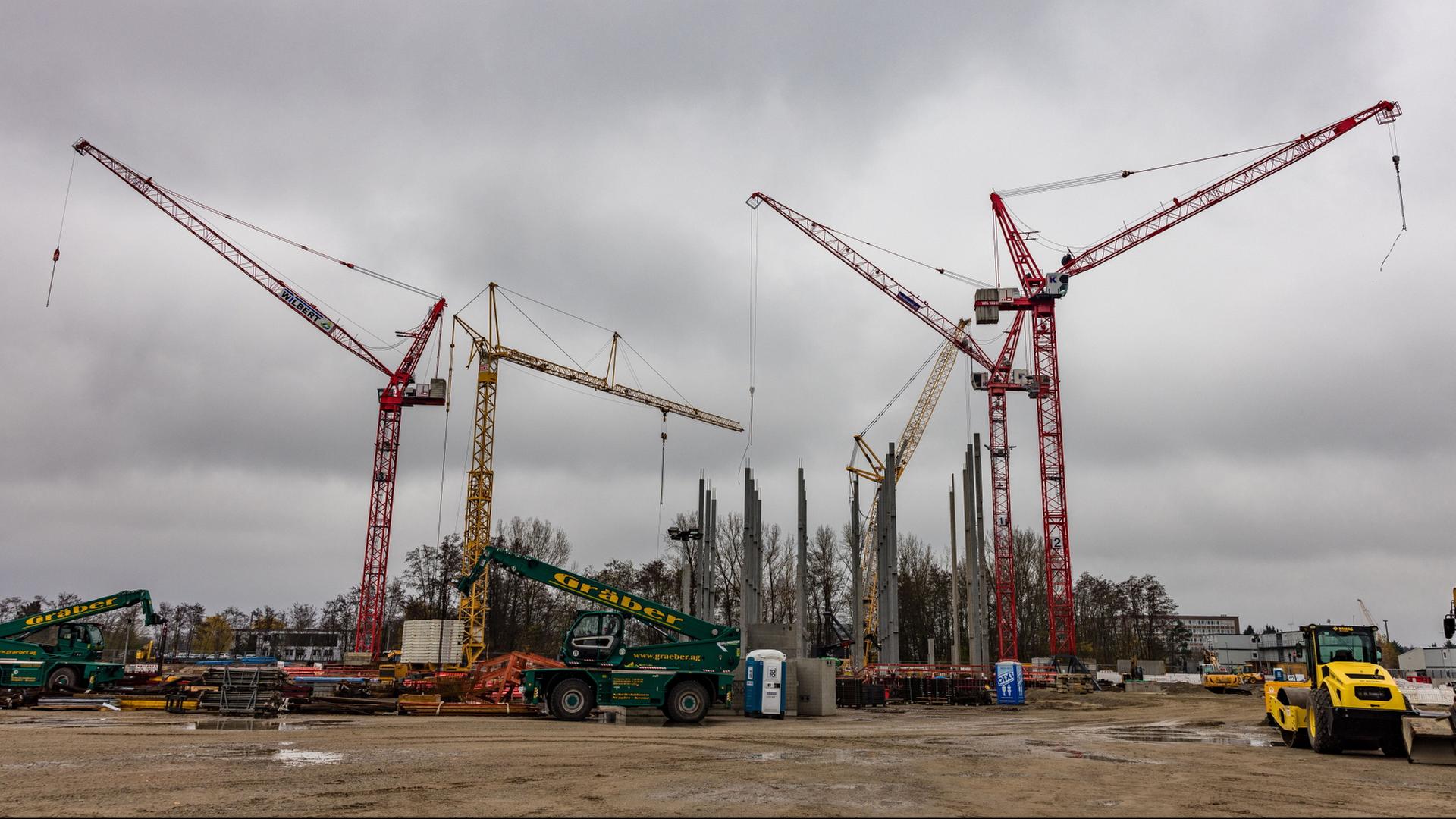 Bau eines Rechenzentrums im brandeburgischen LÃ¼bbenau | Frank Hammerschmidt/dpa