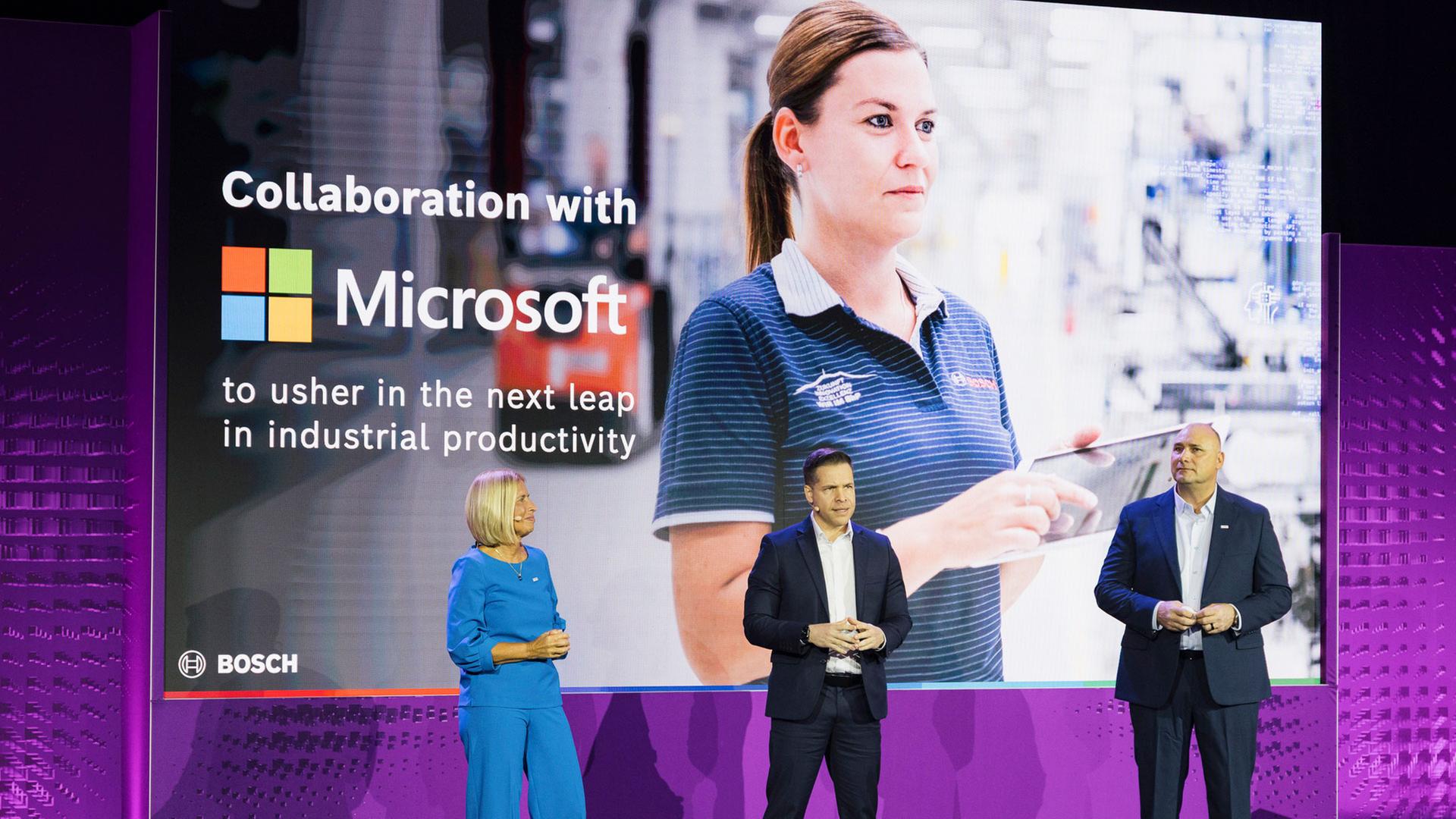 Auf der CES 2026 in Las Vegas gibt Bosch die Fortsetzung der Zusammenarbeit mit Microsoft bekannt. | Bosch