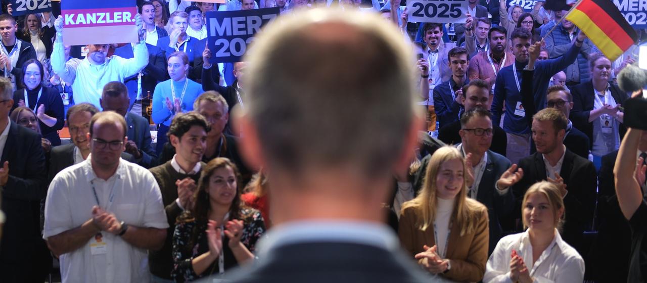 Friedrich Merz beim Deutschlandtag der Jungen Union 2024
