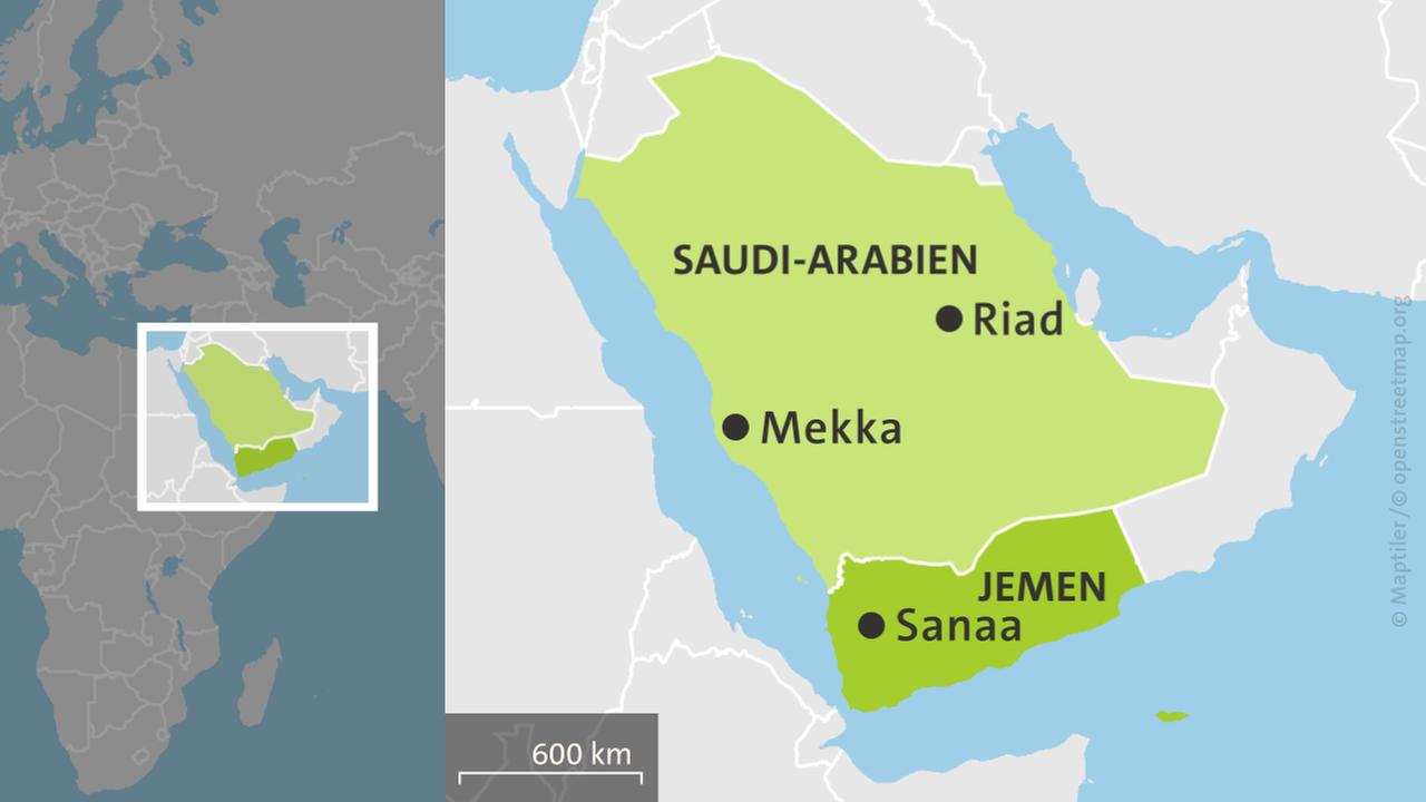 Saudi-Arabien wehrt Angriffe aus dem Jemen ab