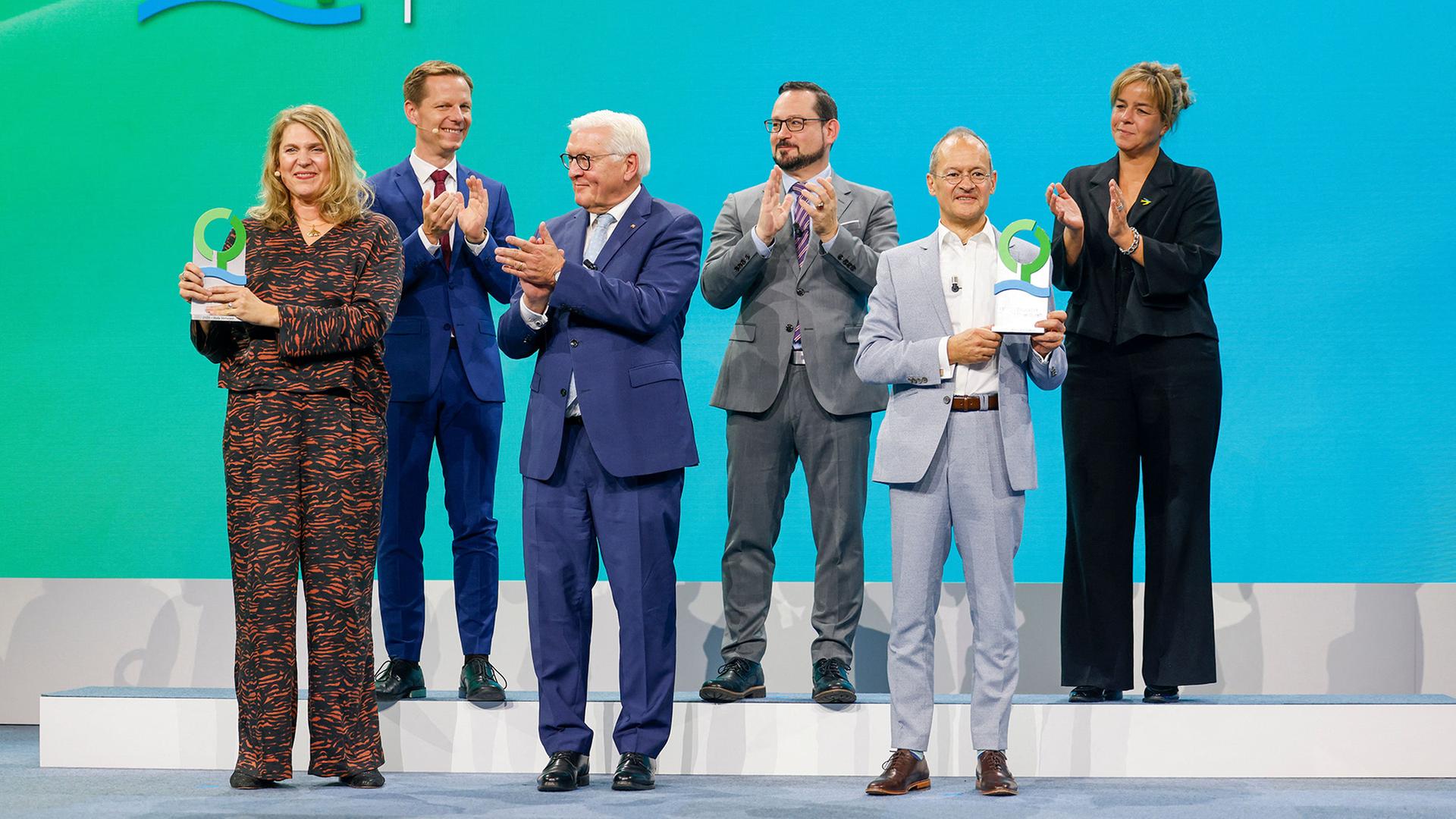 Steinmeier bei Umweltpreis-Verleihung: "Die Fieberkurve unseres Planeten zeigt deutlich nach oben"