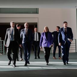 Markus Söder, Friedrich Merz, Bärbel Bas und Lars Klingbeil