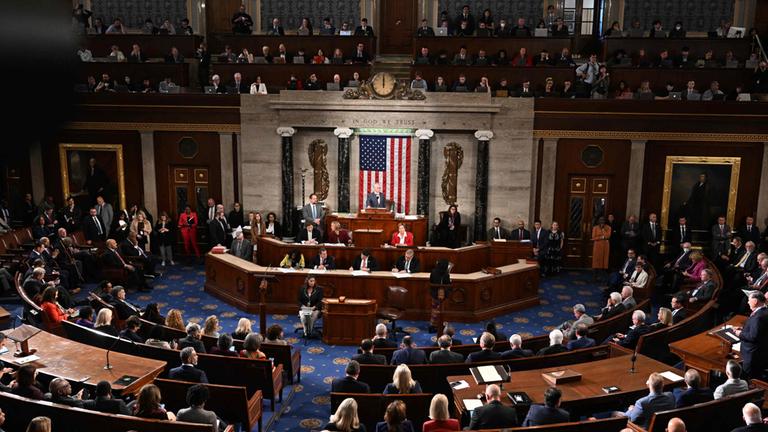 Ein Blick in das US-Repräsentantenhaus.