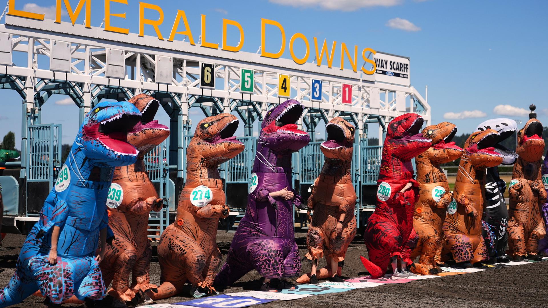 T-Rex-Weltmeisterschaftsrennen, "Manhattanhenge", Belaúnde-Friedhof in Lima