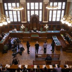 Maja T. im Gerichtssaal in Budapest, Archivbild