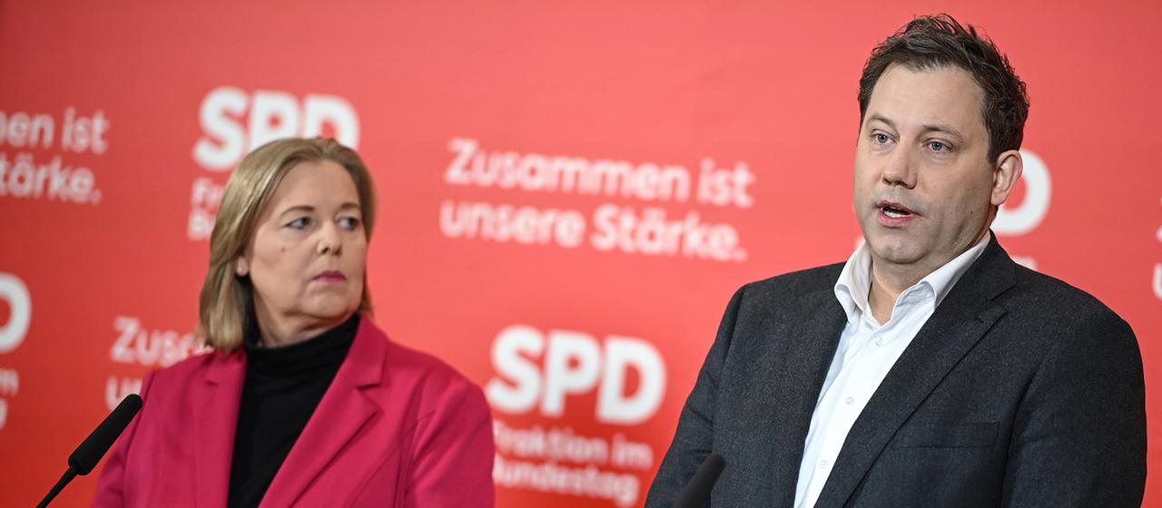 Bärbel Bas und Lars Klingbeil