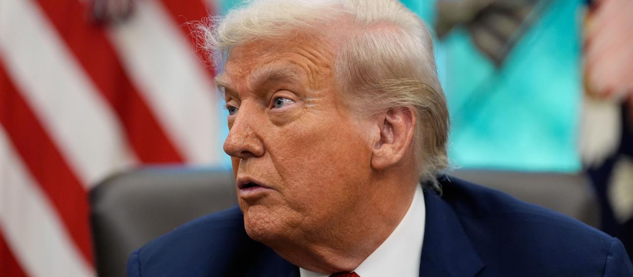 Donald Trump im Oval Office