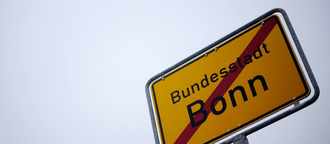 Ortsausgangsschild von Bonn