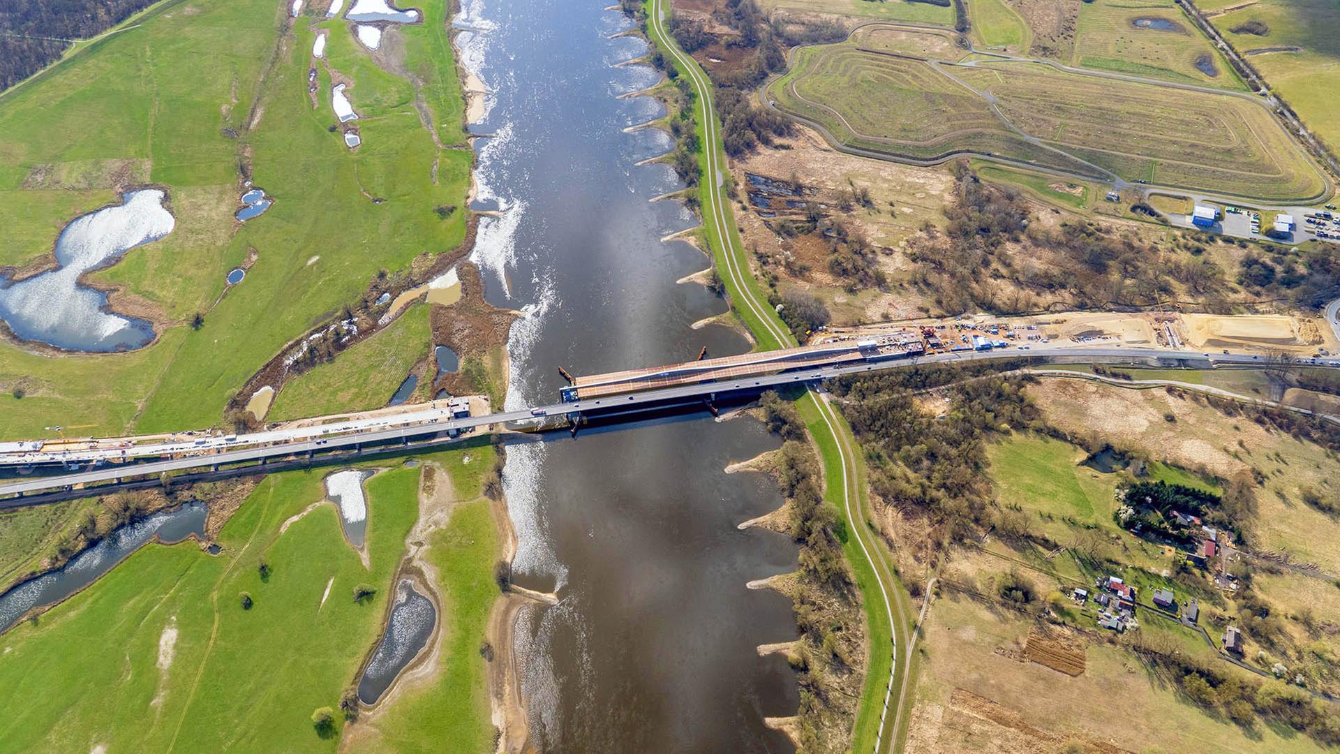 Neuer Autobahnabschnitt: A14-Elbbrücke teilweise für Verkehr freigegeben