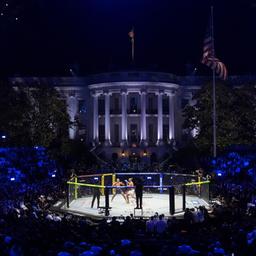 Kampf der UFC Freedom 250 auf dem South Lawn des Weißen Hauses in Wshington D.C.
