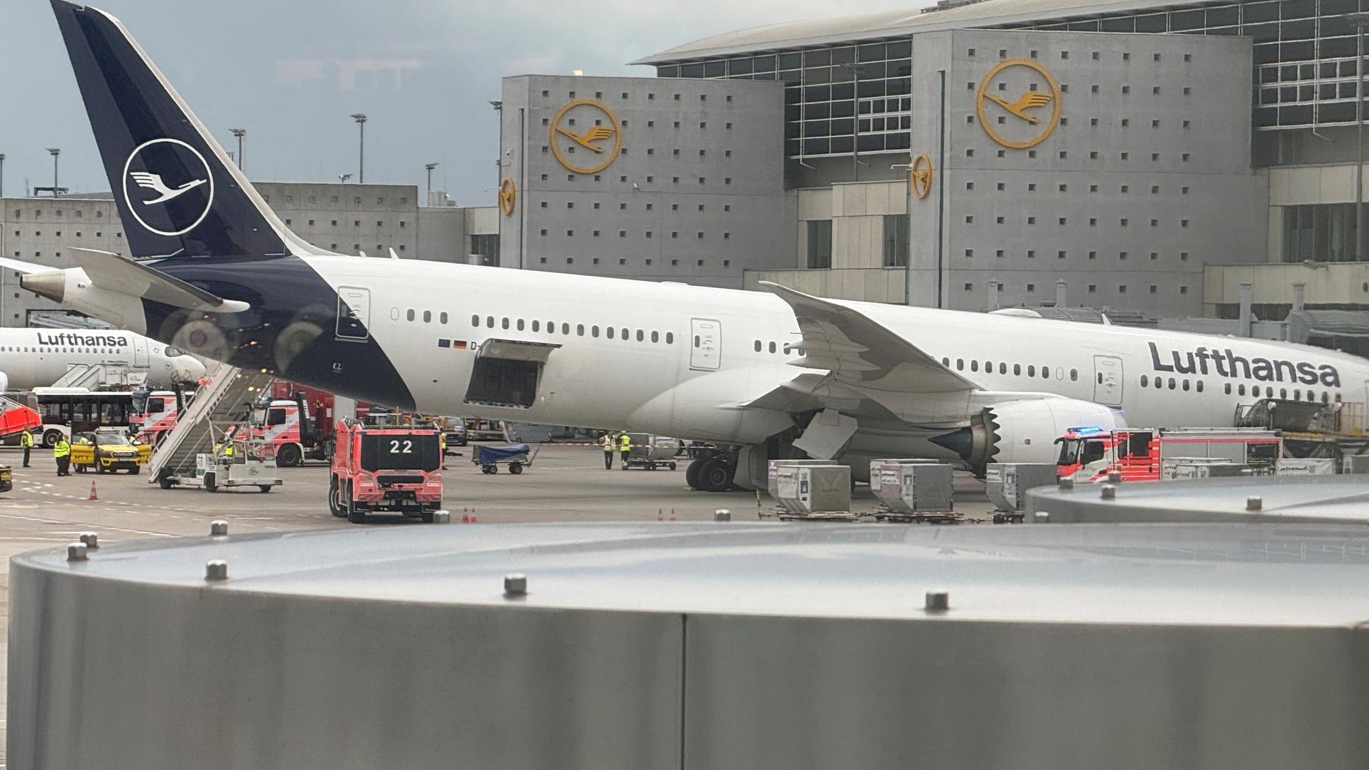 Eine Lufthansa-Maschine 