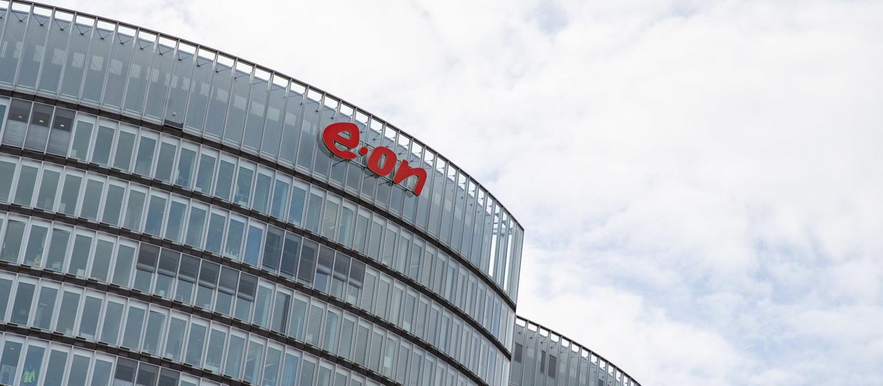 Die Eon-Konzernzentrale in Essen von außen.