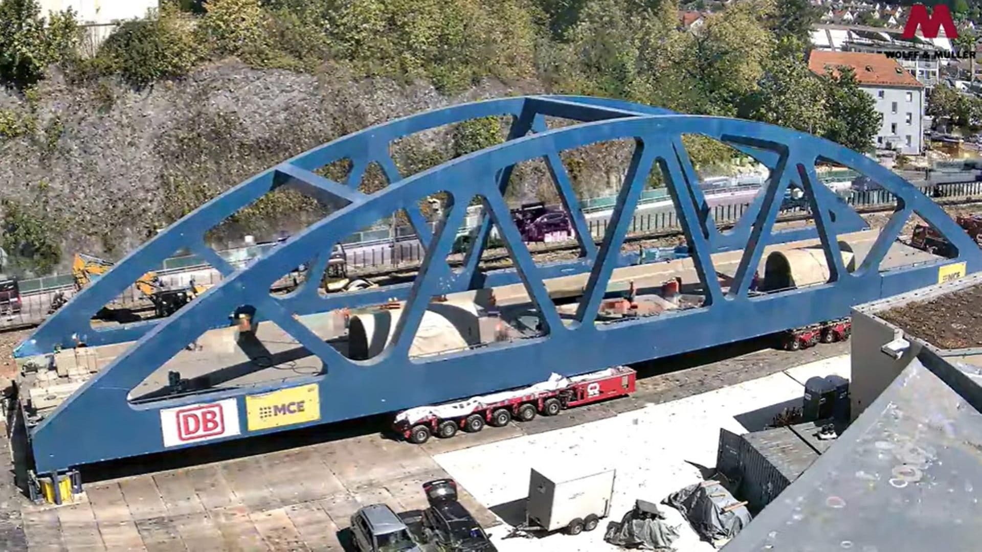 ハイデルベルク地域の大規模鉄道工事：新しい橋がいよいよ設置へ