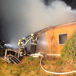 In Garwitz gab es in der Nacht einen Großbrand in einer Bungalowsiedlung.